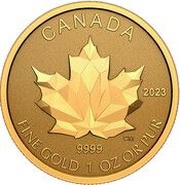 50 Dollars In the name of Elizabeth II; GML fractionnal set; 1 oz, Canada, 2023 reverse image