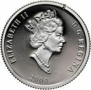 75 Dollars - Elizabeth II Pronghorn Antelope; platinum obverse image