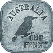 1 Penny - George V Kookaburra Pattern - Type 6a, Australia, 1919 reverse image