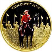 75 Dollars - Elizabeth II Mounted Police, Canada, 2007 reverse image