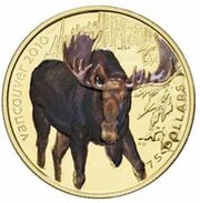 75 Dollars - Elizabeth II Moose, Canada, 2009 reverse image