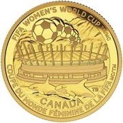 75 Dollars - Elizabeth II The Championship Game, Canada, 2015 reverse image