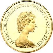 100 Dollars - Elizabeth II Silver Jubilee obverse image