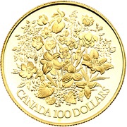 100 Dollars - Elizabeth II Silver Jubilee, Canada, 1977 reverse image