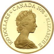 100 Dollars - Elizabeth II National Unity, Canada, 1978 obverse image