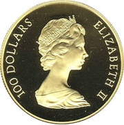 100 Dollars - Elizabeth II Repatriation of the Canadian Constitution obverse image