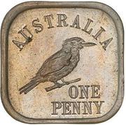 1 Penny - George V Kookaburra Pattern - Type 10 reverse image
