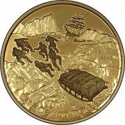 100 Dollars - Elizabeth II Franklin Expedition, Canada, 2000 reverse image