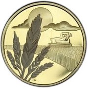 100 Dollars - Elizabeth II Marquis Wheat, Canada, 2003 reverse image