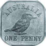 1 Penny - George V Kookaburra Pattern - Type 12a (Renniks 11a) reverse image