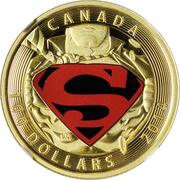 100 Dollars Superman The Adventures of Superman #596 (2001), Canada, 2014 reverse image
