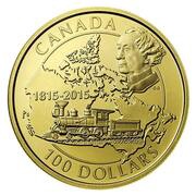 100 Dollars - Elizabeth II Sir John A. McDonald, Canada, 2015 reverse image