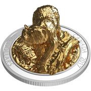 100 Dollars - Elizabeth II Grizzly Bear, Canada, 2017 reverse image