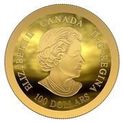 100 Dollars - Elizabeth II Apollo 11 Moon Landing obverse image