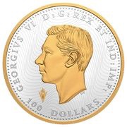 100 Dollars In the name of George VI; Operation Manna obverse image