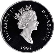150 Dollars - Elizabeth II Cougar; Platinum obverse image