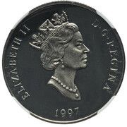 150 Dollars - Elizabeth II Wood Bison; platinum obverse image