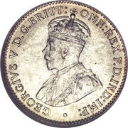 3 Pence - George V obverse image