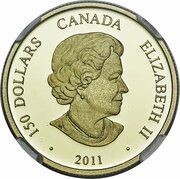 150 Dollars - Elizabeth II Year of the Rabbit obverse image