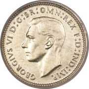 3 Pence - George VI obverse image