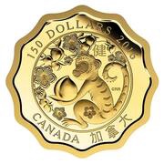 150 Dollars - Elizabeth II Blessings of Good Health, Canada, 2016 reverse image