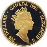 200 Dollars - Elizabeth II White Buffalo obverse image