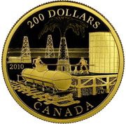 200 Dollars - Elizabeth II Petroleum and Oil Trade, Canada, 2010 reverse image