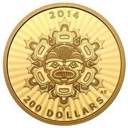 200 Dollars - Elizabeth II Land - The Beaver, Canada, 2014 reverse image