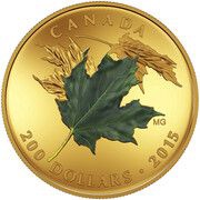200 Dollars - Elizabeth II Spring, Canada, 2015 reverse image