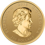 200 Dollars - Elizabeth II Roaring Grizzly obverse image