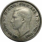 6 Pence - George VI obverse image