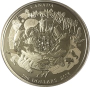 200 Dollars - Elizabeth II Canada's Icy Arctic, Canada, 2016 reverse image