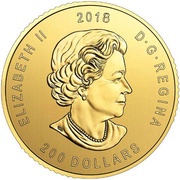 200 Dollars - Elizabeth II Golden Eagle obverse image
