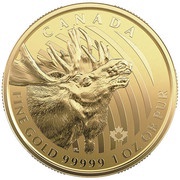 200 Dollars - Elizabeth II Moose, Canada, 2019 reverse image