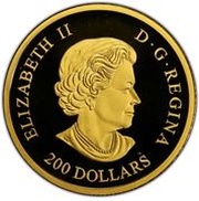 200 Dollars - Elizabeth II Canadian Moose obverse image