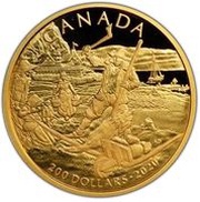 200 Dollars - Elizabeth II New France, Canada, 2020 reverse image