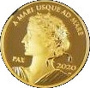 200 Dollars - Elizabeth II Peace Dollar, Canada, 2020-2021 reverse image