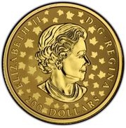 200 Dollars - Elizabeth II Maple Leaf obverse image