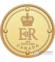200 Dollars - Elizabeth II, Tribute obverse Elizabeth II's Royal Cypher, Canada, 2022 reverse image