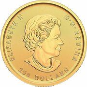 200 Dollars - Elizabeth II Prospecting for Gold obverse image
