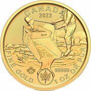 200 Dollars - Elizabeth II Prospecting for Gold, Canada, 2022 reverse image