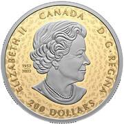 200 Dollars In the name of Elizabeth II; Peace Dollar obverse image
