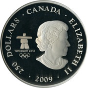 250 Dollars - Elizabeth II The Canada Of Today obverse image