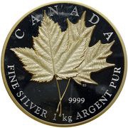 250 Dollars - Elizabeth II Maple Leaf Forever, Canada, 2013 reverse image