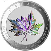 250 Dollars - Elizabeth II Maple Leaf Forever, Canada, 2015 reverse image