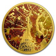 250 Dollars - Elizabeth II Maple Canopy, Canada, 2017 reverse image