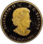 250 Dollars - Elizabeth II Proud Bald Eagle obverse image