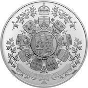 250 Dollars - Elizabeth II 1912 Heraldic Design, Canada, 2021 reverse image