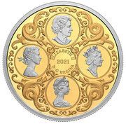 250 Dollars - Elizabeth II Lover's Knot Tiara obverse image