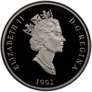 300 Dollars - Elizabeth II Cougar; platinum obverse image